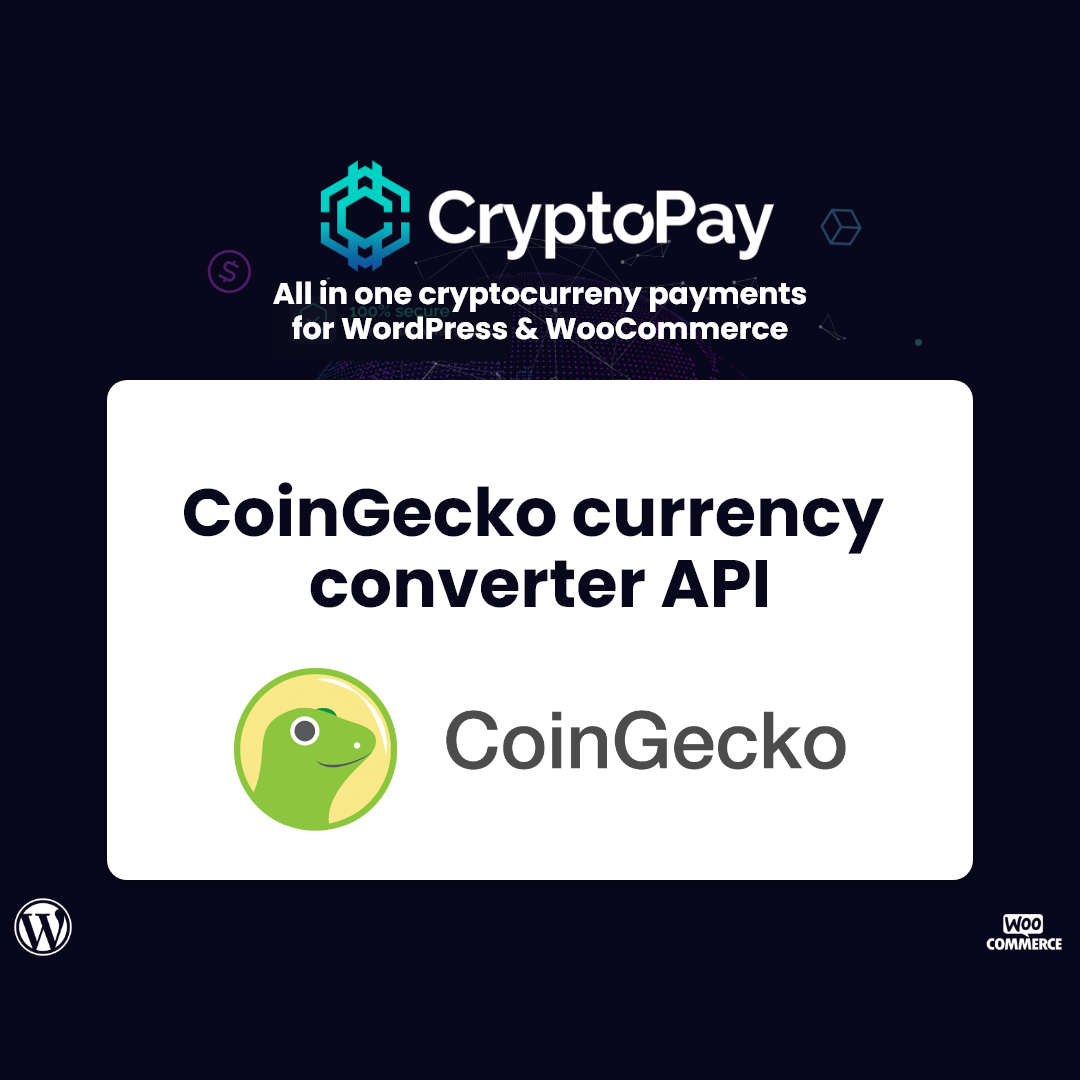 CoinGecko currency converter API for CryptoPay